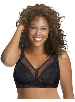 Hanes Just My Size Pure Comfort Front-Close Seamless Bra Sandshell 3X  Women's 