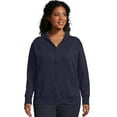thumbnail image 1 of Just My Size ComfortSoftÂ® EcoSmartÂ® Fleece Full-Zip Women's Hoodie - OJ105, 1 of 2