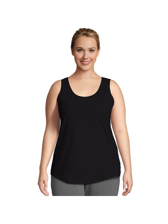 Cotton Jersey Shirttail Women's Tank Top - OJ207