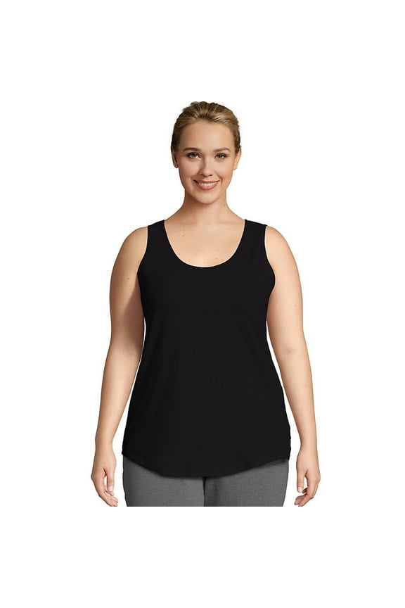 Cotton Jersey Shirttail Women's Tank Top - OJ207
