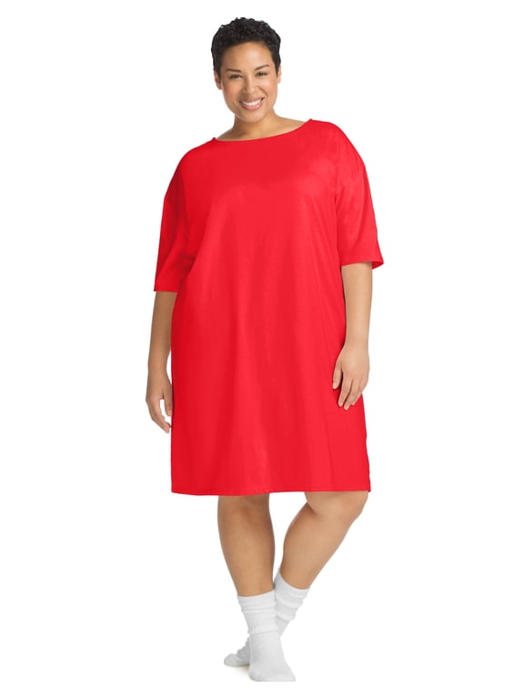 Plus Cotton Wear Around T-Shirt 100% Cotton (Women's), Size 3X/4X
