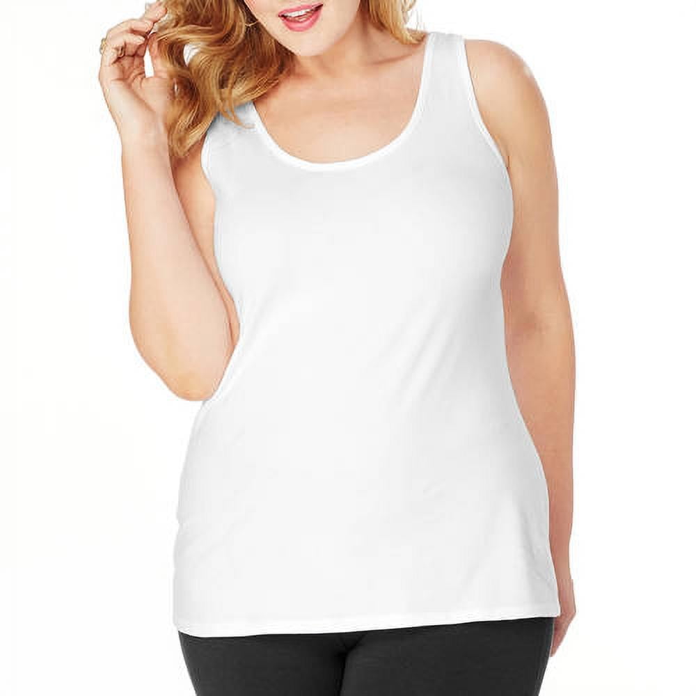 Just My Size Plus-Size Women's Stretch Jersey Camisole - Walmart.com