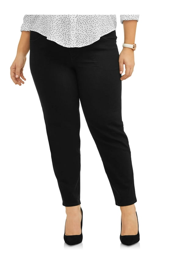 JMS Just My Size by Hanes Women's Plus Size 2 Pocket Pull On Pants, Single and 2 Pack