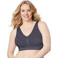 thumbnail image 1 of Just My Size Pure Comfort Pullover Wirefree Bra Tonal Diamond Pattern - 1263, 1 of 1