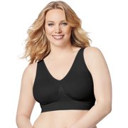 Just My Size Pure Comfort Pullover Wirefree Bra Tonal Diamond Pattern - 1263
