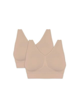 Women's Pluss Undercover Slimming Wirefree Bra with SlenderU Panels, Style  MJJ228