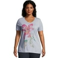 thumbnail image 1 of Just My Size Tropical Flower Short Sleeve Graphic T-Shirt GTJ181Y06069, 1 of 5