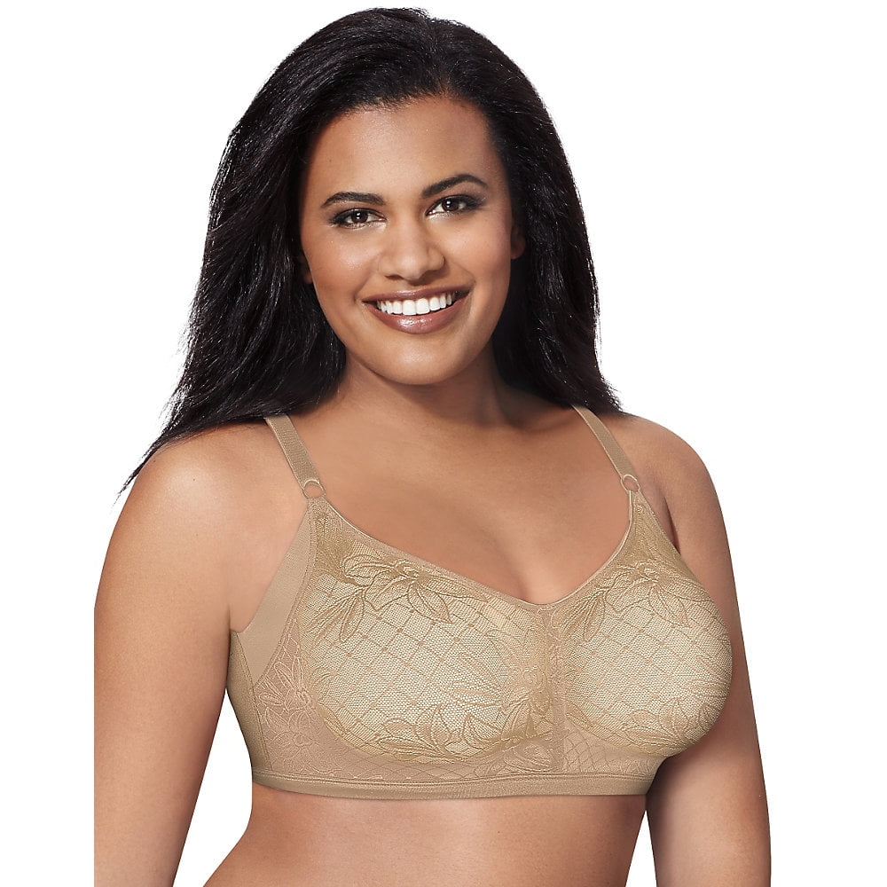 Just My Size Undercover Slimming Wirefree Bra with SlenderU Panels 
