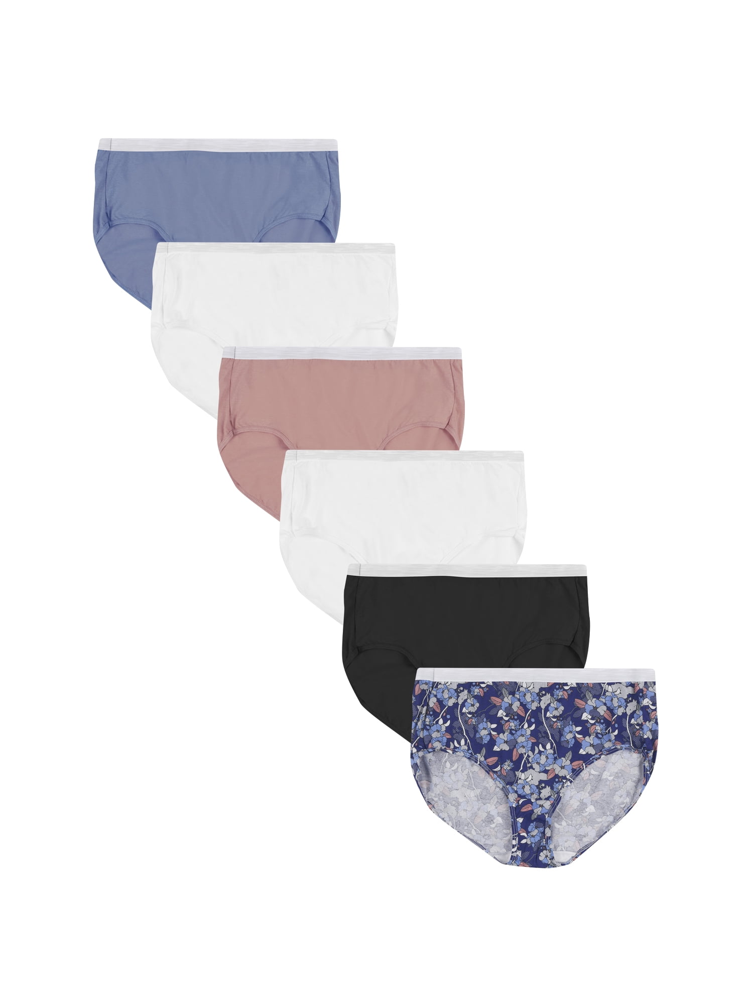 my Omega Women Printed Cotton Multi Color Comfy Fit Trendy Hipster Panties  Combo (Pack of 6)