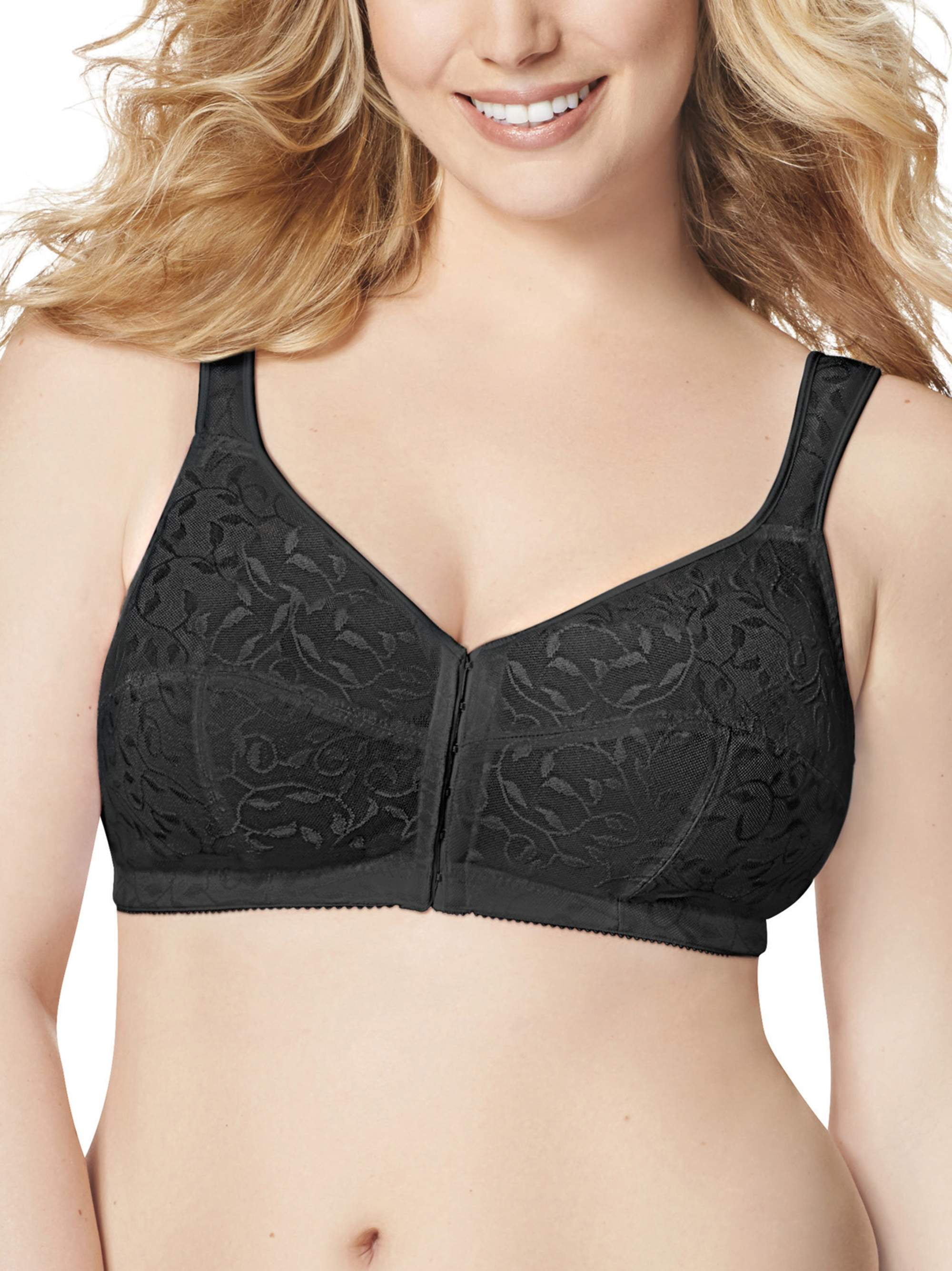 Just My Size Women's Front Close Wire-Free Bra, Style 1107