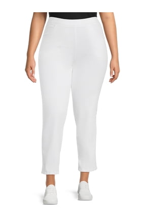 JMS Just My Size by Hanes Women's Plus Size 2 Pocket Pull On Pants, Single and 2 Pack