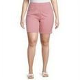 thumbnail image 1 of Just My Size Women's Plus Elastic Waist Stretch Bermuda Shorts, 1 of 6