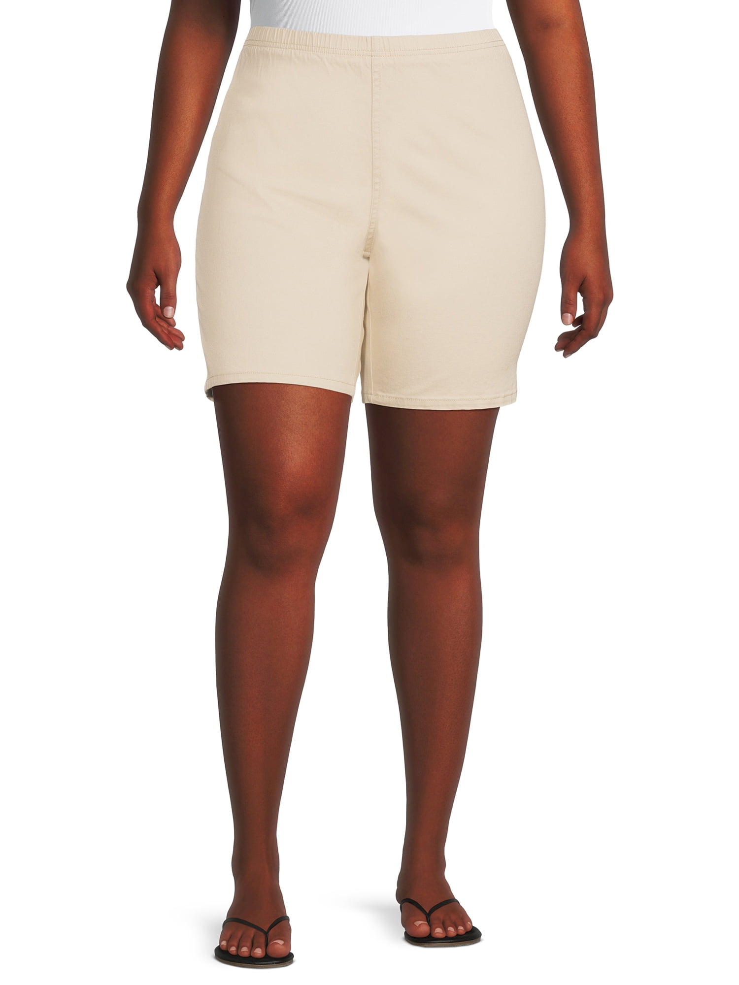 Elastic Waist Bermuda Shorts main image 1