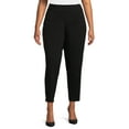 thumbnail image 1 of Just My Size by Hanes Women's Plus Millennium Slim Pants, Regular and Petite, Sizes 1X-4X, 1 of 6