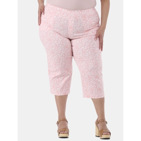 JMS Just My Size by Hanes Women’s Plus Size Millennium Capri Pants, Sizes 1X-4X