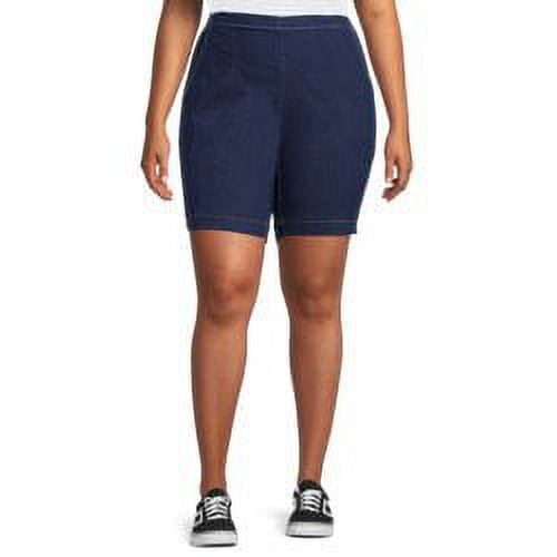 Just My Size Women's Plus Size 2 Pocket Pull-On Shorts - Walmart.com