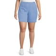 thumbnail image 1 of JMS Just My Size by Hanes Women's Plus Size 2 Pocket Pull-On Shorts, 1 of 6