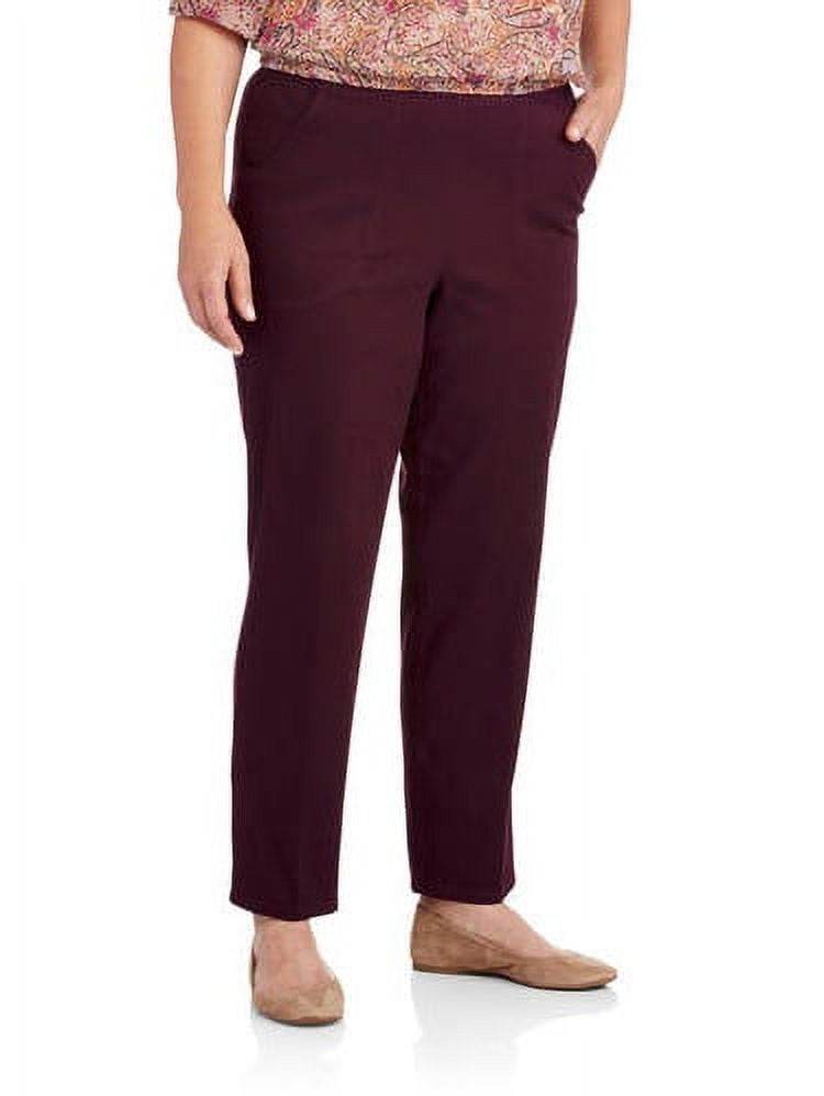 Women's Plus-Size 2-Pocket Stretch Pull-On Pants, Available in Regular and  Petite Lengths 