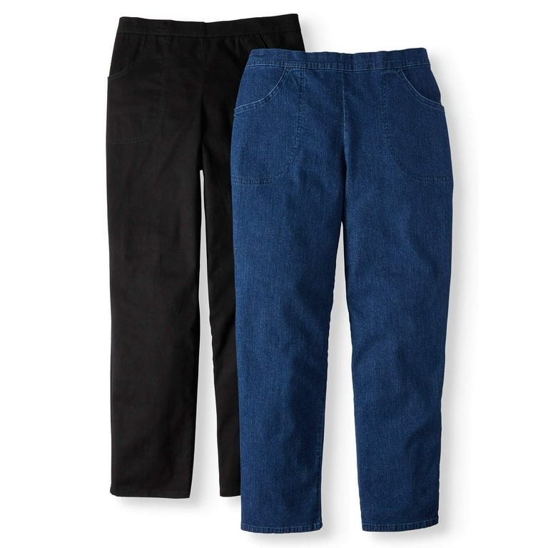 Just My Size Women's Plus Size 2 Pocket Pull On Pants Just My Size Women's Plus Size 2 Pocket Pull On Pants