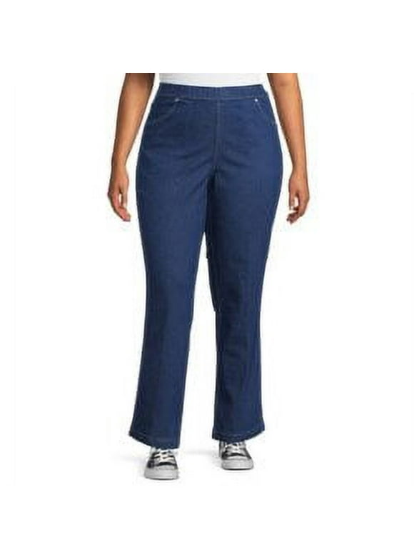 Just My Size Women's Plus Size 4-Pocket Stretch Bootcut Jeans