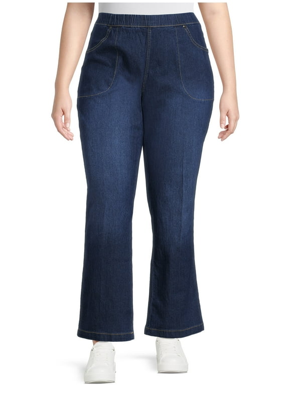 Just My Size Women's Plus Size 4-Pocket Stretch Bootcut Jeans