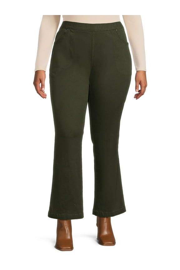 JMS Just My Size by Hanes Women's Plus Size 4 Pocket Bootcut Jeans, Single and 2-Pack