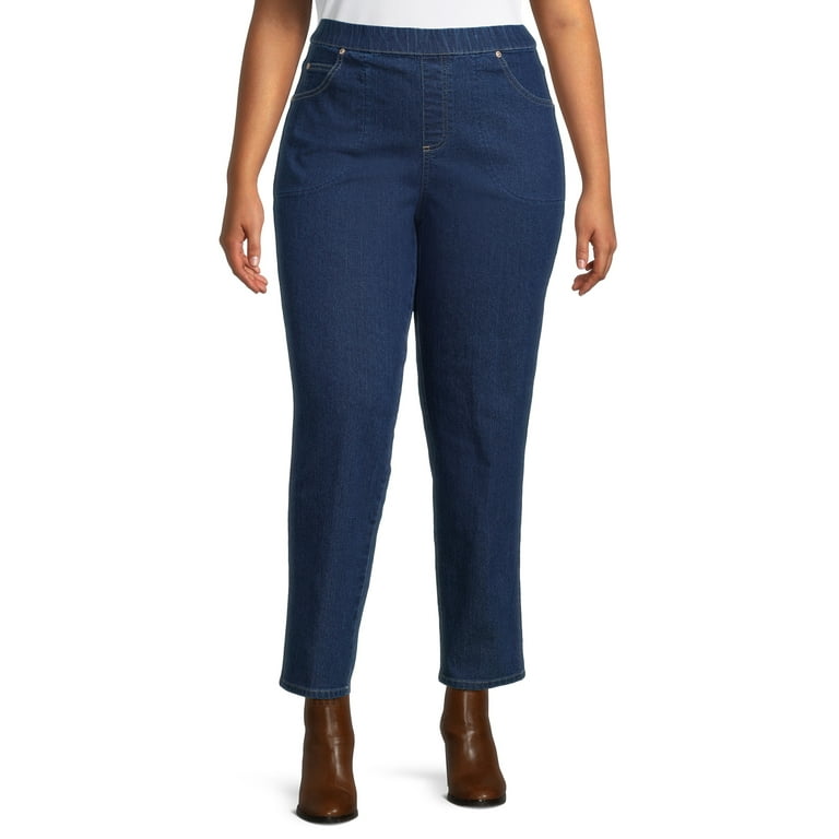 Just My Size Women's Plus Size Pull-On Stretch Jeggings