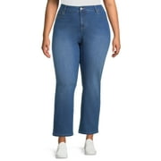 Just My Size 5 Pocket Stretch Jeans, Women's Plus and Women's Plus Petite, Sizes 16W-26W