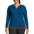 thumbnail image 1 of Just My Size Women's Plus Size Active French Terry Zip Hoodie, 1 of 5