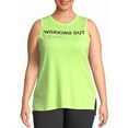 thumbnail image 1 of Just My Size Women's Plus Size Active Graphic Muscle Tank, 1 of 5