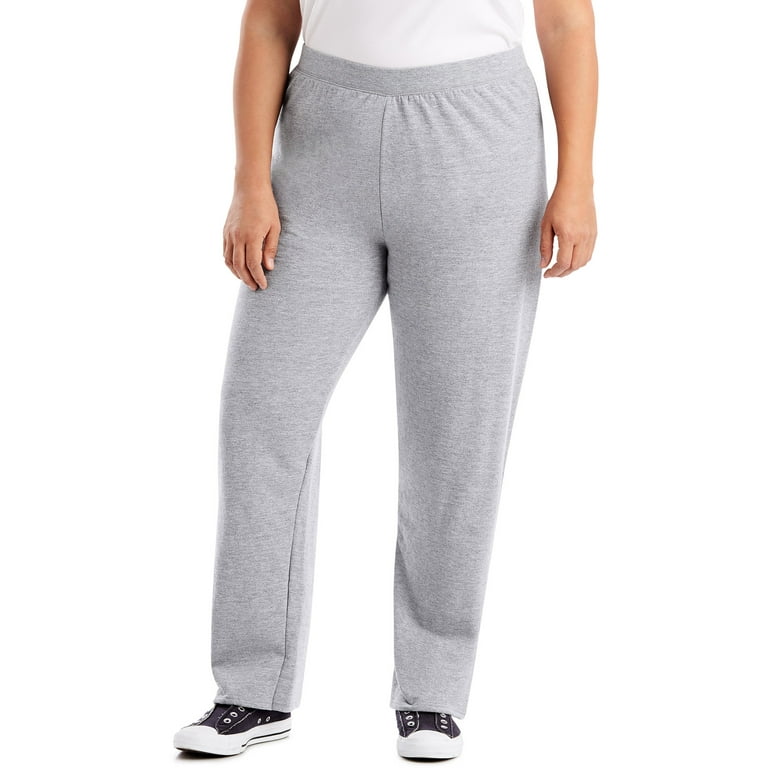 Just My Size Women's Plus Size Fleece Sweatpants (Regular and