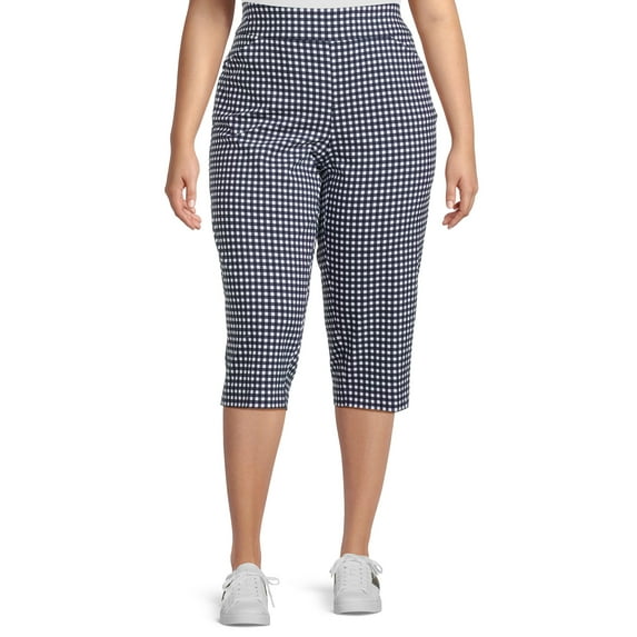 JMS Just My Size by Hanes Women’s Plus Size Millennium Capri Pants, Sizes 1X-4X
