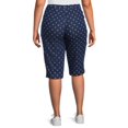 thumbnail image 1 of Just My Size Women's Plus Size Pull On 2 Pocket Stretch Capri, Sizes 0X-4X, 1 of 4