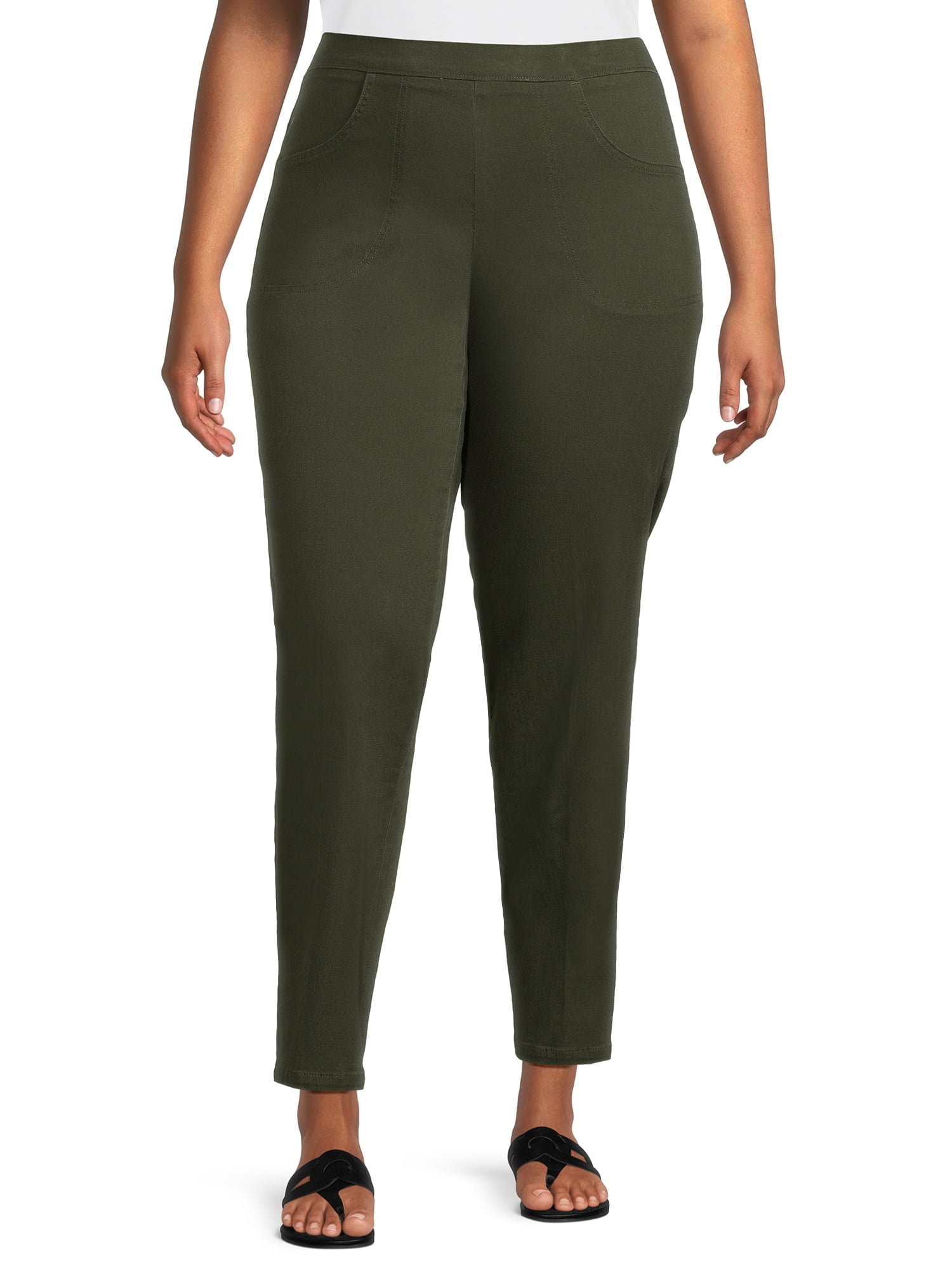 Just My Size Women s Plus Size Pull On Pants With Pockets 30 Inseam just-my-size-women-s-plus-size-pull-on-pants-with-pockets-30-inseam