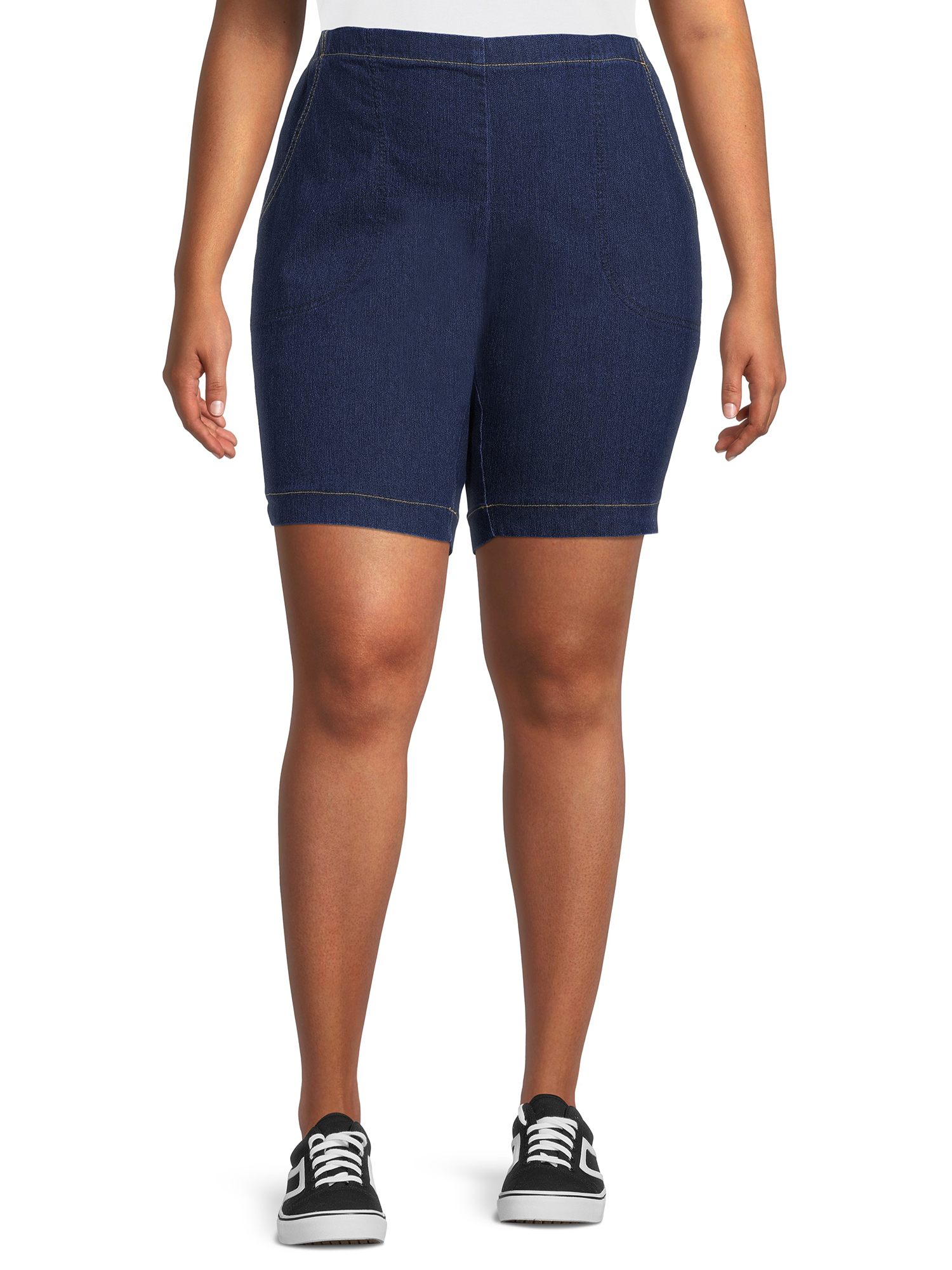 Just My Size Women's Plus Size Pull On Stretch Denim Jegging