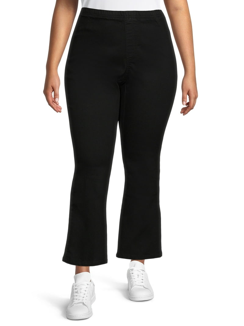 JMS Just My Size by Hanes Women's Plus Size Pull-On Stretch Denim