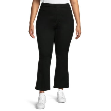 JMS Just My Size by Hanes Women’s Plus Size Pull-On Stretch Denim Bootcut Jeggings