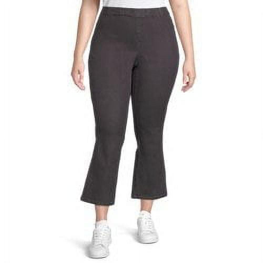 JMS Just My Size by Hanes Women’s Plus Size Pull-On Stretch Denim Bootcut Jeggings