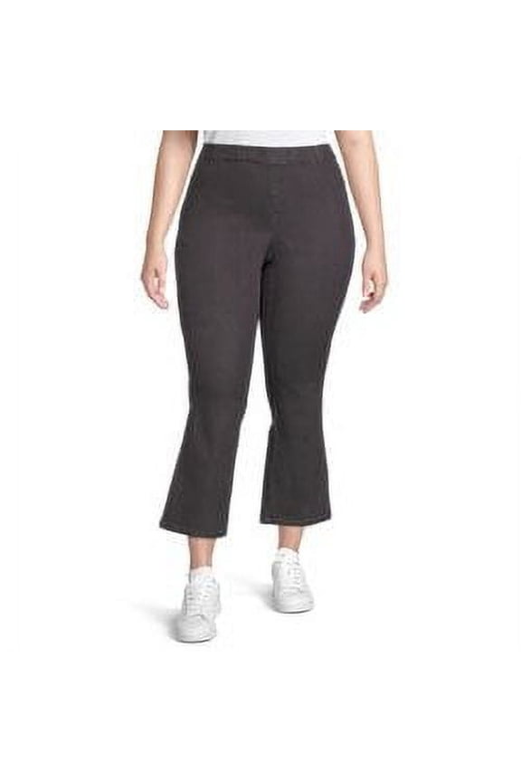 JMS Just My Size by Hanes Women’s Plus Size Pull-On Stretch Denim Bootcut Jeggings