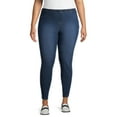 thumbnail image 1 of JMS Just My Size by Hanes Women's Plus Size Pull On Stretch Denim Jeggings, 1 of 8