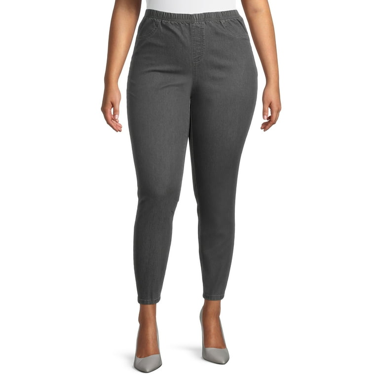 Walmart plus size denim capris sale