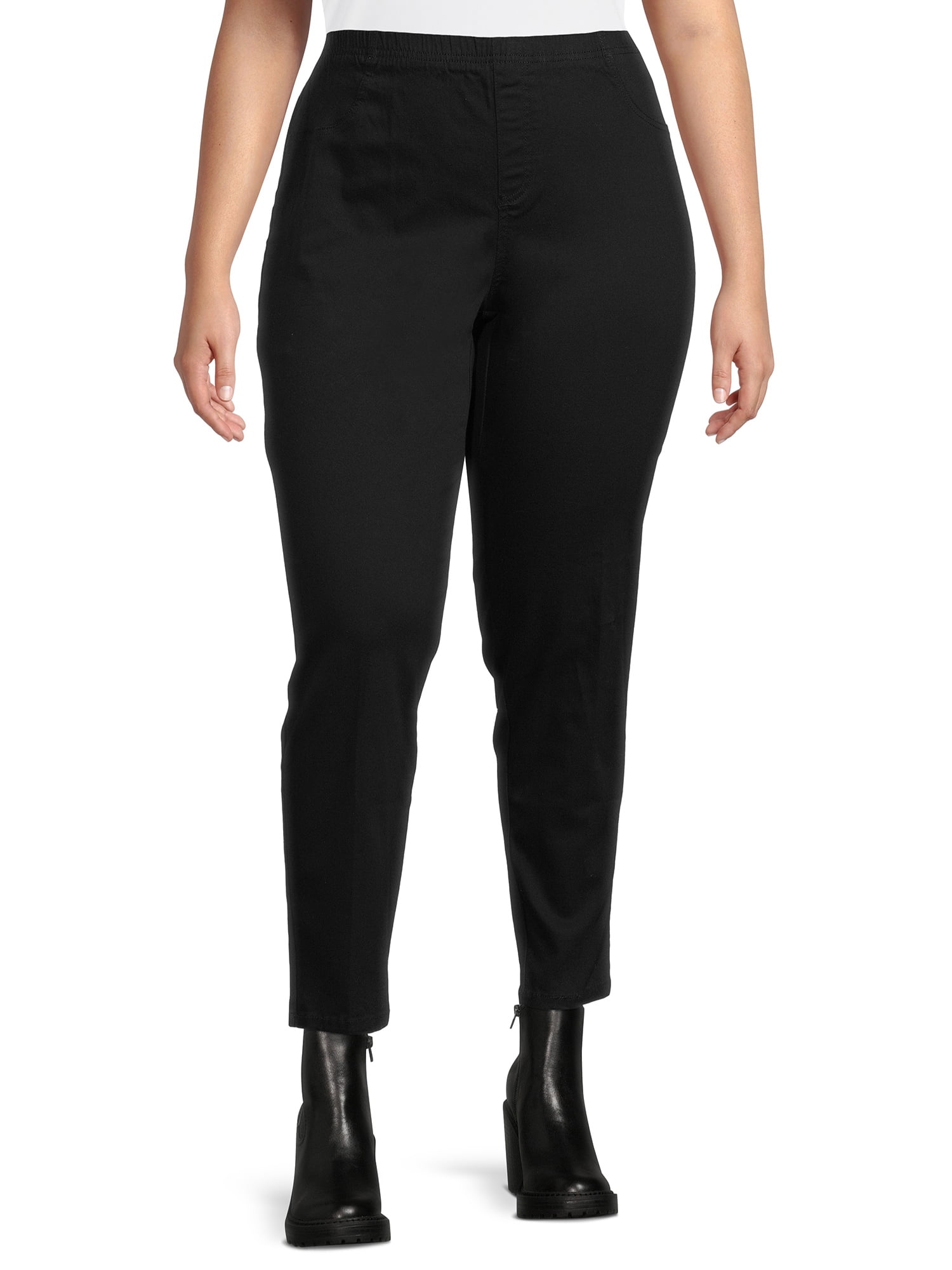 Buy Yoursclothing Plus Size Womens Pull On Stretch Jenny Jeggings Online at  desertcartGB