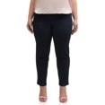thumbnail image 1 of Just My Size Women's Plus Size Pull on 2-Pocket Stretch Woven Pants, Also in Petite, 1 of 7