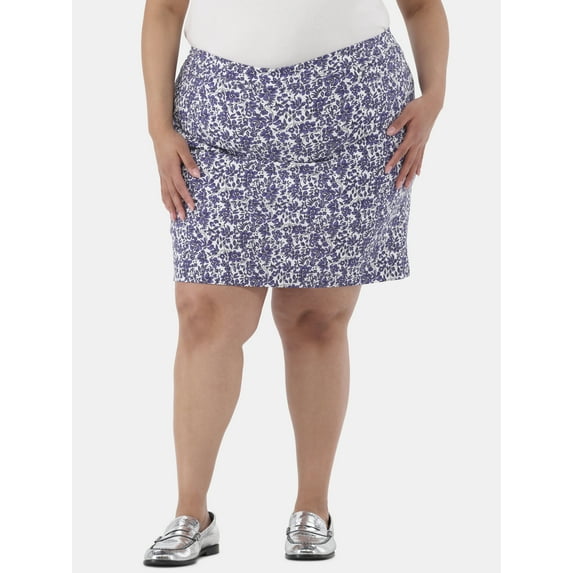JMS Just My Size by Hanes Women’s Plus Millennium Skort, Sizes 1X-4X