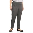thumbnail image 1 of Just My Size Women's Plus Size Pull on Stretch Woven Pants, Also in Petite, 1 of 8