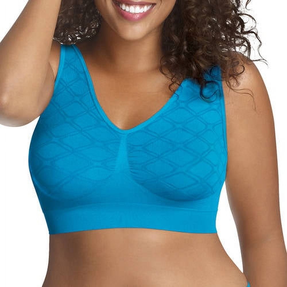 Just My Size Women's Plus Size Pure Comfort Seamless Wirefree Bra, Style  MJ1263 