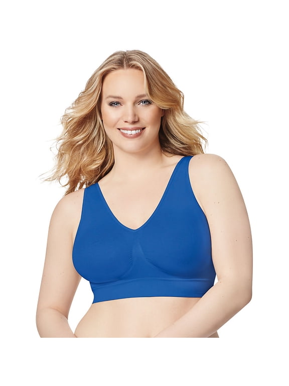 Women's Plus Size Pure Comfort Seamless Wirefree Bra, Style MJ1263