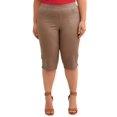 thumbnail image 1 of Just My Size Women's Plus Size Size 2 Pocket Pull on Capri Pant, 1 of 4