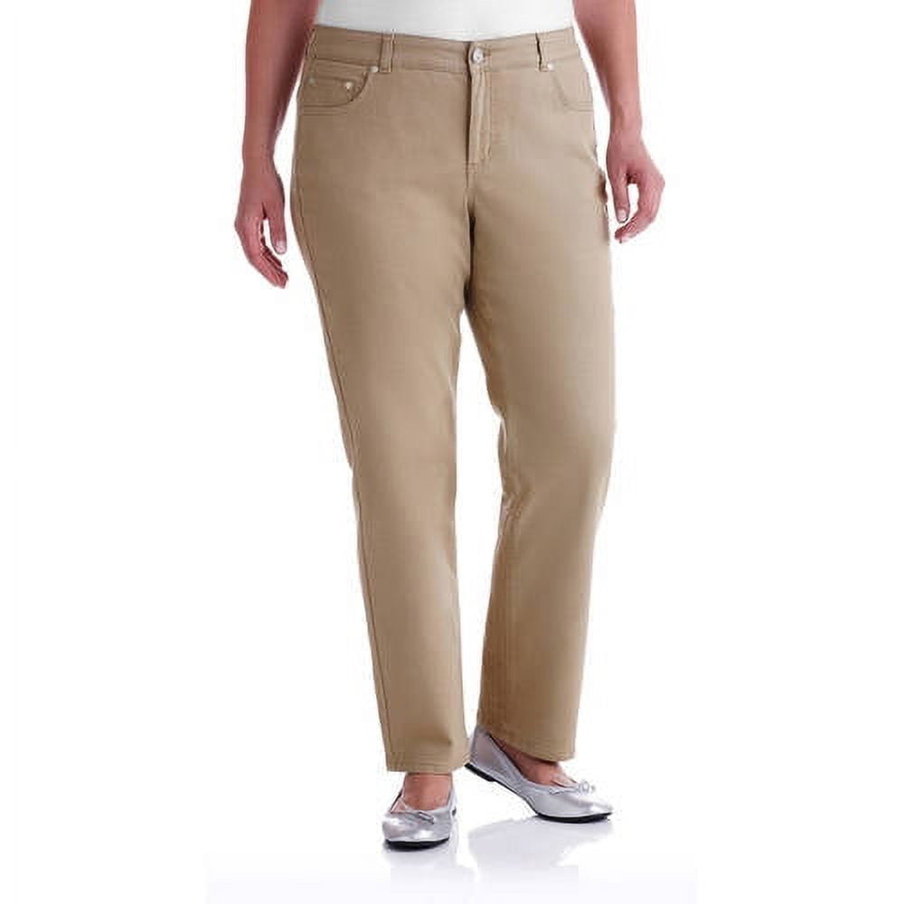 Just My Size Women's Plus-Size Slimming Classic Fit Straight-Leg Jeans With Tummy Control, Regular and Petite Lengths