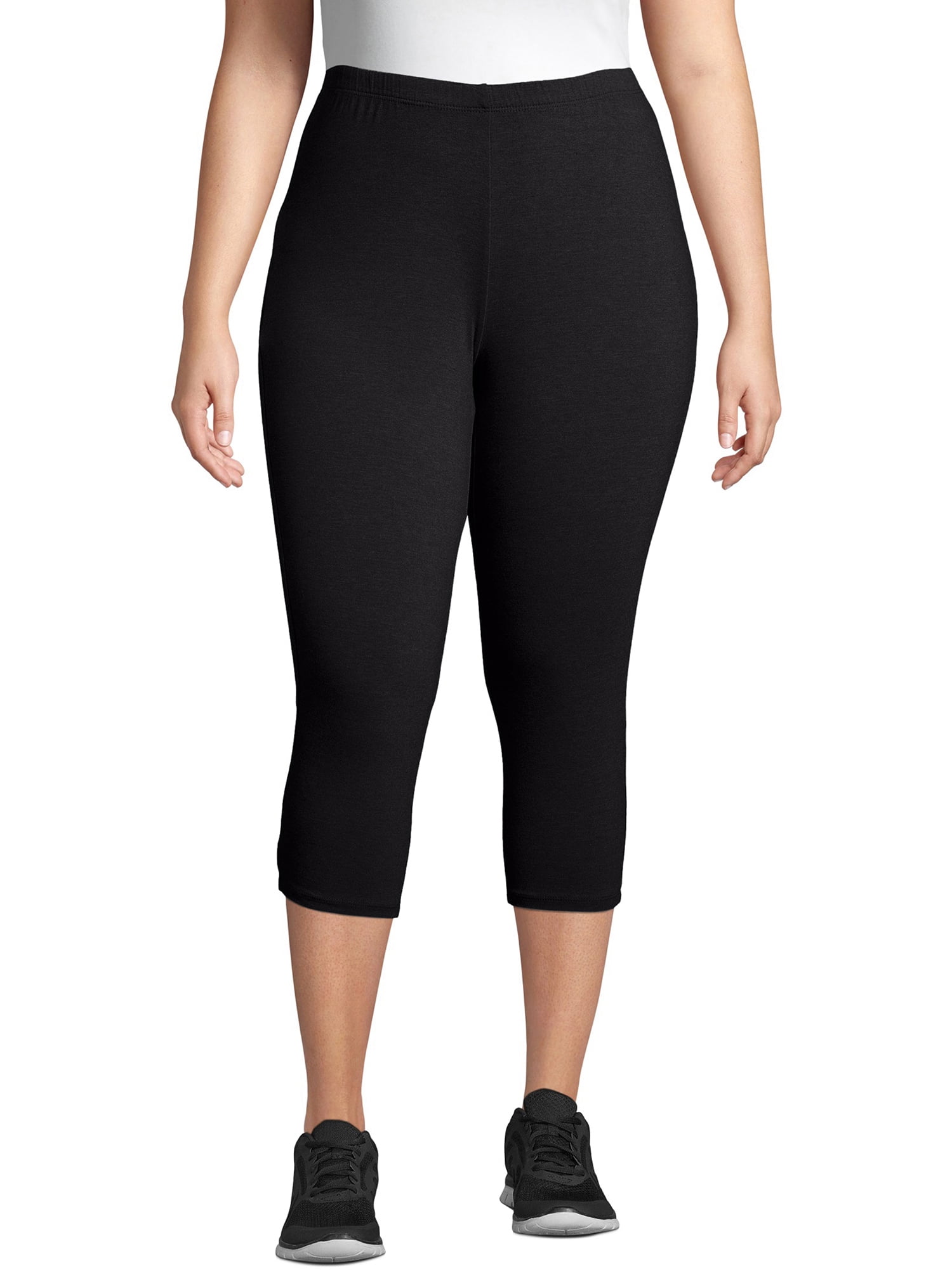 Just My Size Women's Plus Size Stretch Jersey Capri Legging - Walmart.com